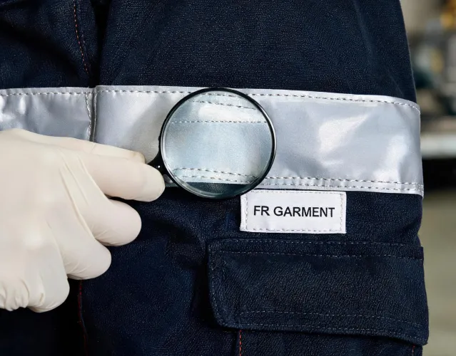 Safety garment inspection