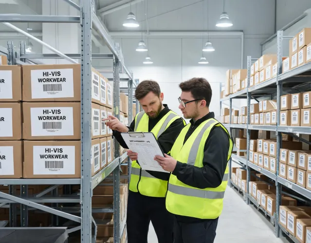 PPE warehouse team