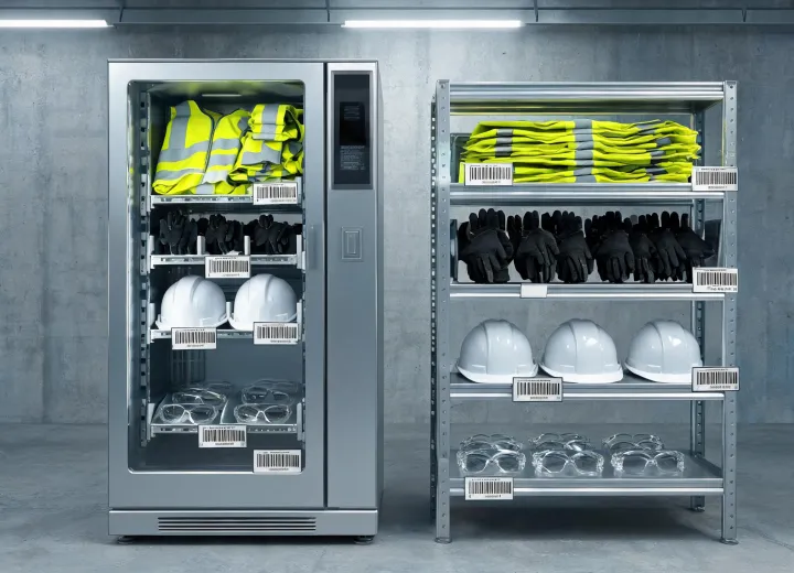PPE vending and VMI shelves